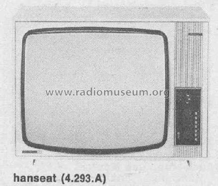 Hanseat 4.293.A; Nordmende, (ID = 445102) Television