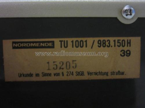 Hifi Tuner Philharmonic TU 1001 983.150H; Nordmende, (ID = 2753364) Radio