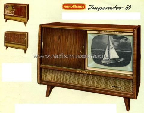 Imperator 59 Ch= St59 + Rfk. Ch= 59/630; Nordmende, (ID = 370521) TV Radio