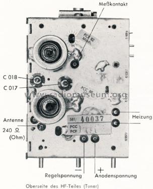 Imperator 59 Ch= St59 + Rfk. Ch= 59/630; Nordmende, (ID = 1833107) TV Radio