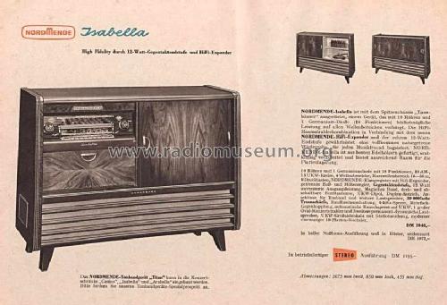 Isabella Stereo Ch= 9/632 Stereo; Nordmende, (ID = 1088204) Radio