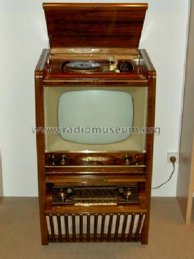 Kommodore-Phono 57 Ch= 764 + Rfk. Ch= 605; Nordmende, (ID = 429935) TV Radio