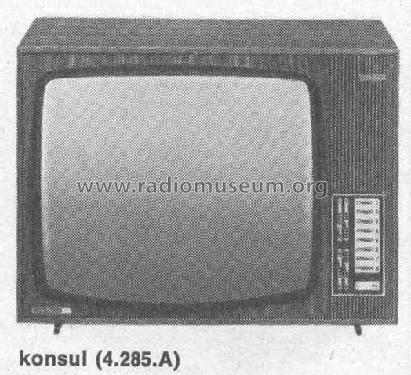 Konsul 4.285.A Ch= 770.220.A; Nordmende, (ID = 442567) Television