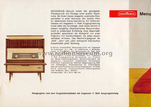 Menuett-Stereo Ch=4/633; Nordmende, (ID = 679763) Radio