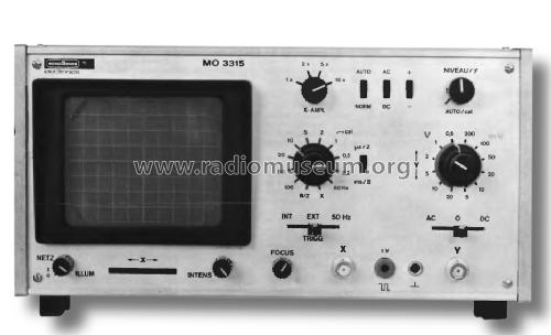 Meßoszillograf MO-3315; Nordmende, (ID = 995305) Equipment