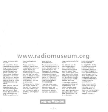 Midicorder 5023; Nordmende, (ID = 1694705) Radio