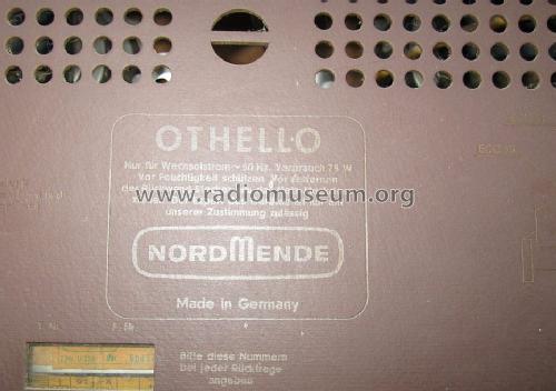 Othello High Fidelity U320 Ch= 0/632; Nordmende, (ID = 1230706) Radio