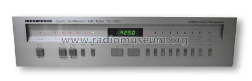 Quartz Synthesized HiFi - Tuner TU1400 0.139H; Nordmende, (ID = 1799080) Radio