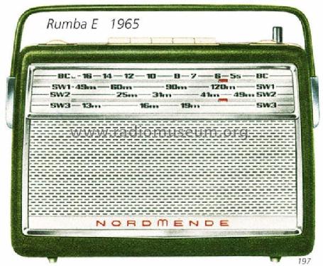 Rumba E Ch= 4/603E; Nordmende, (ID = 602) Radio