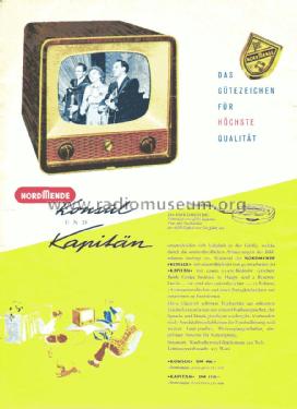 Sie hören, Sie sehen - Programm 1954/55 ; Nordmende, (ID = 2672694) Paper