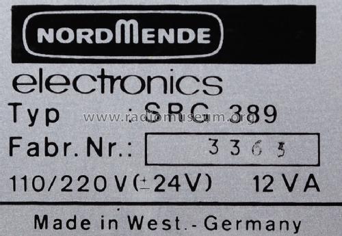 Sinus-Rechteck-Generator SRG389; Nordmende, (ID = 1666133) Equipment