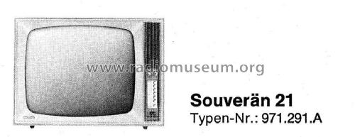 Souverän 21 971.291.A Ch= Uni 17; Nordmende, (ID = 942692) Television