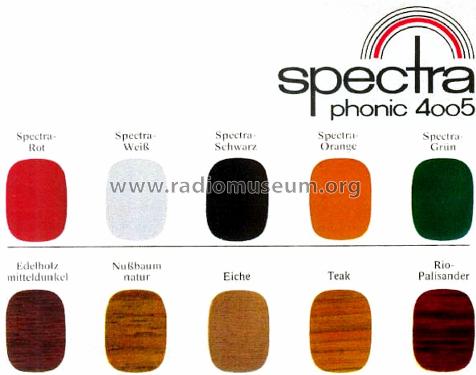 Spectra-Phonic 4005 4.126D Ch= 774.126D; Nordmende, (ID = 995431) Radio