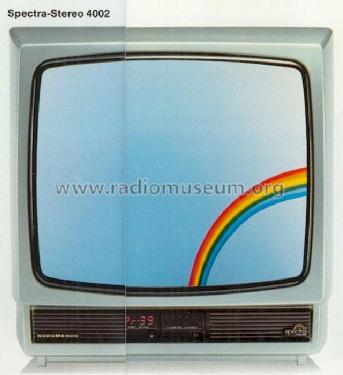 Spectra-Stereo 4002 Ch= F11; Nordmende, (ID = 617200) Television