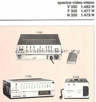 Spectra-Video-Vision F350 1.477H; Nordmende, (ID = 793767) Television