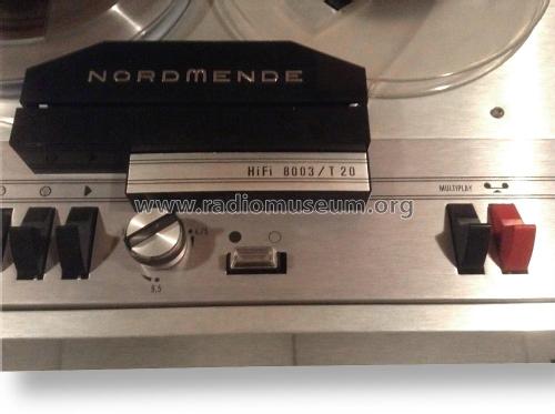 Stereo-Tonbandgerät 8003/T20; Nordmende, (ID = 1820007) R-Player