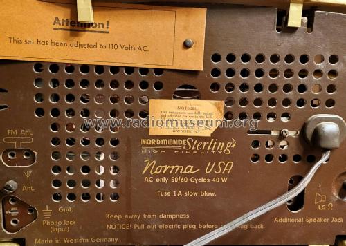 Sterling Norma USA; Nordmende, (ID = 3091918) Radio