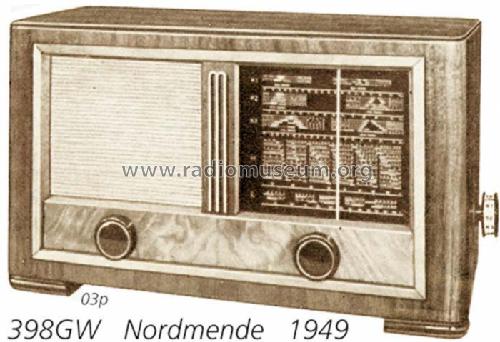 Super 398GW; Nordmende, (ID = 584) Radio