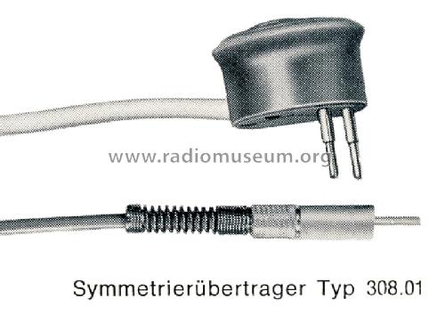 Symmetrierübertrager Typ 308.01; Nordmende, (ID = 1454117) Equipment