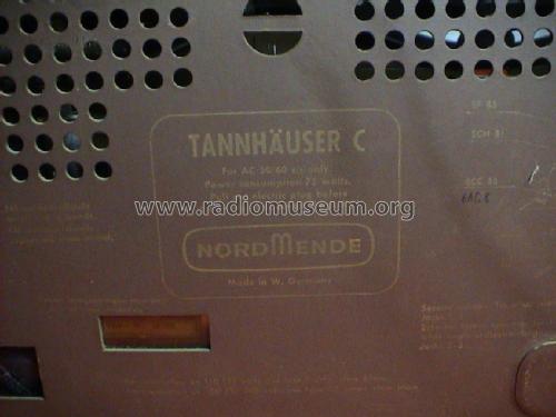 Tannhäuser Stereo C D338; Nordmende, (ID = 2397672) Radio