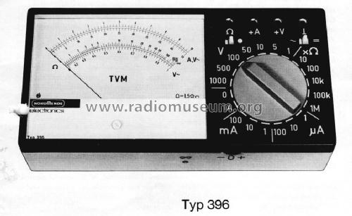 Transistor-Voltmeter TVM 396; Nordmende, (ID = 1783592) Ausrüstung