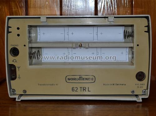 Transistorradio 9V 62 TRL; Nordmende, (ID = 1206155) Radio