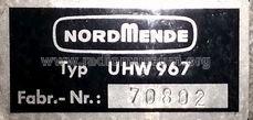 UHF Wobbler UHW 967; Nordmende, (ID = 2046899) Equipment