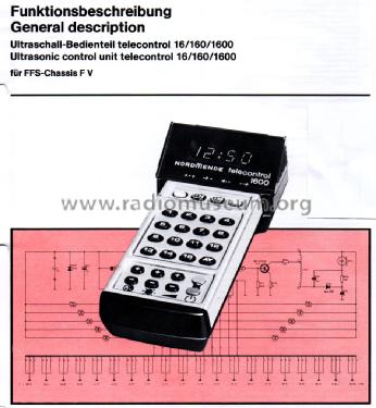 Ultraschall-Bedienteil telecontrol; Nordmende, (ID = 1663934) Misc