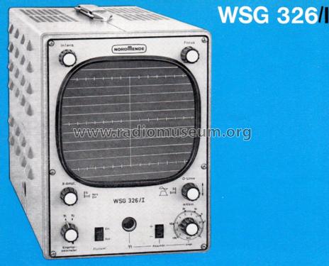 Wobbelsichtgerät WSG 326/I; Nordmende, (ID = 2519434) Equipment