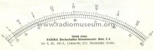 Strommesser 2A 215; NORMA Messtechnik (ID = 455545) Ausrüstung