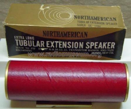 Extra Long Tubular Extension Speaker Super De Luxe HET-77A; NAFT N.A.F.T. North (ID = 1779911) Speaker-P