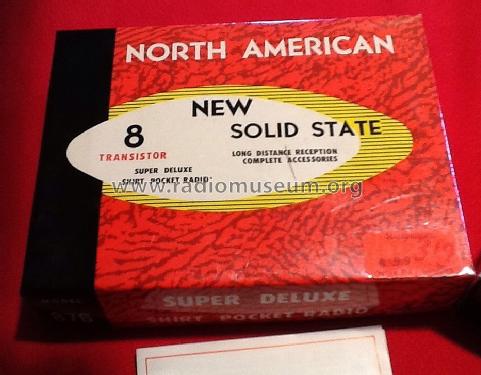 Solid State DeLuxe 8 Transistor 876; NAFT N.A.F.T. North (ID = 1530249) Radio