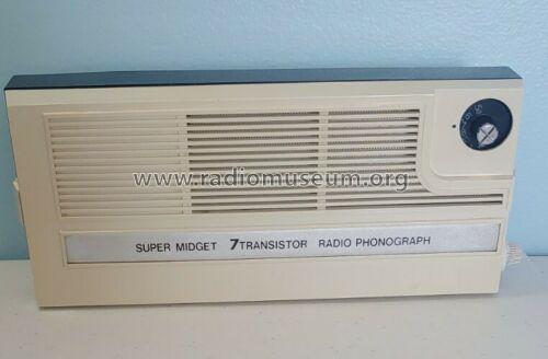 Super Midget 7 Transistor Radio Phonograph TRPHR-88; NAFT N.A.F.T. North (ID = 2627118) Radio