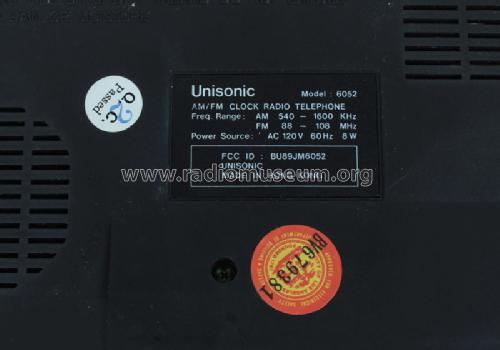 Unisonic Mickey Mouse AM/FM Clock Radio Telephone 6052; NAFT N.A.F.T. North (ID = 1646145) Radio