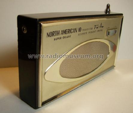 10 Transistor FM-AM Super-Deluxe Automatic Frequency Control 1010; NAFT N.A.F.T. North (ID = 1488362) Radio