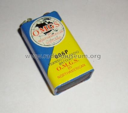 Transistor Radio Battery OMGS by Northamerican 006P; OMGS, O.M.G.S.; New (ID = 1494402) Power-S