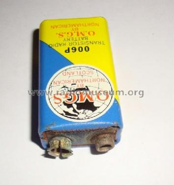 Transistor Radio Battery OMGS by Northamerican 006P; OMGS, O.M.G.S.; New (ID = 1494405) Fuente-Al