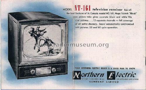 NT-161; Northern Electric Co (ID = 575732) Televisión