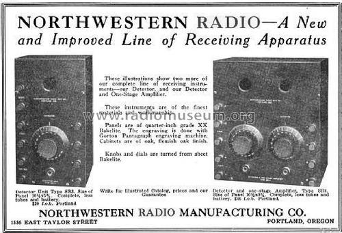 Detector Unit SR-3; Northwestern Radio (ID = 1266175) mod-pre26