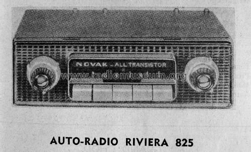 Auto-radio Riviera 825; Novak also Pontiac; (ID = 3029854) Autoradio