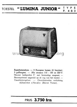 Lumina Junior P483U; Novak also Pontiac; (ID = 1901893) Radio