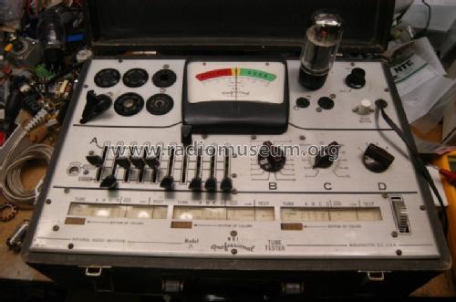 Tube Tester 71; National Radio (ID = 1391289) Equipment