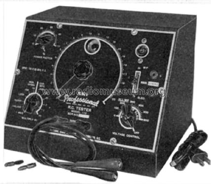 Professional Resistor-Condensor Tester 112; National Radio (ID = 1584319) Equipment