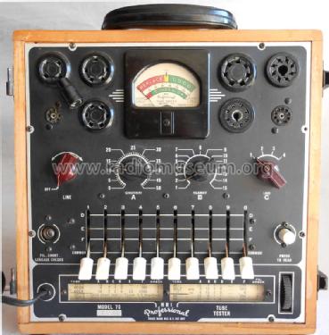 Professional Tube Tester 70; National Radio (ID = 1591572) Equipment