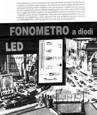 Fonometro a diodi led LX 1056; Nuova Elettronica; (ID = 3068503) Kit