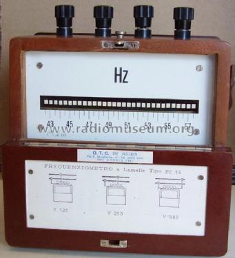 Frequenziometro a lamelle FC15; OTC O.T.C. De Nigris (ID = 329119) Ausrüstung