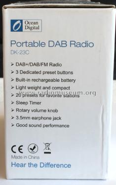 Portable DAB+/DAB Radio with FM DK-23C; Ocean Digital (ID = 2683550) Radio