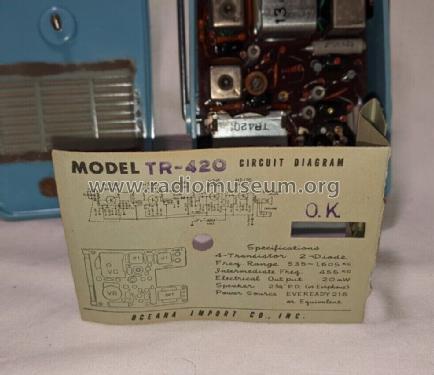 All Transistor Radio TR-420 Ch= 4201; Oceana Importing; (ID = 2792646) Radio