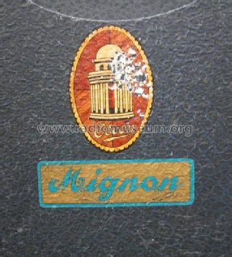 Koffer-Grammophon Mignon; Odeon Marke, (ID = 227002) TalkingM