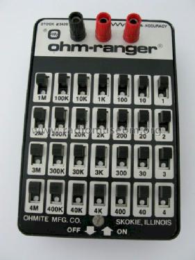 Ohm-Ranger 3420; Ohmite Manufacturing (ID = 1442513) Equipment
